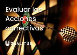 Evaluar las acciones correctivas