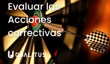 Evaluar las acciones correctivas