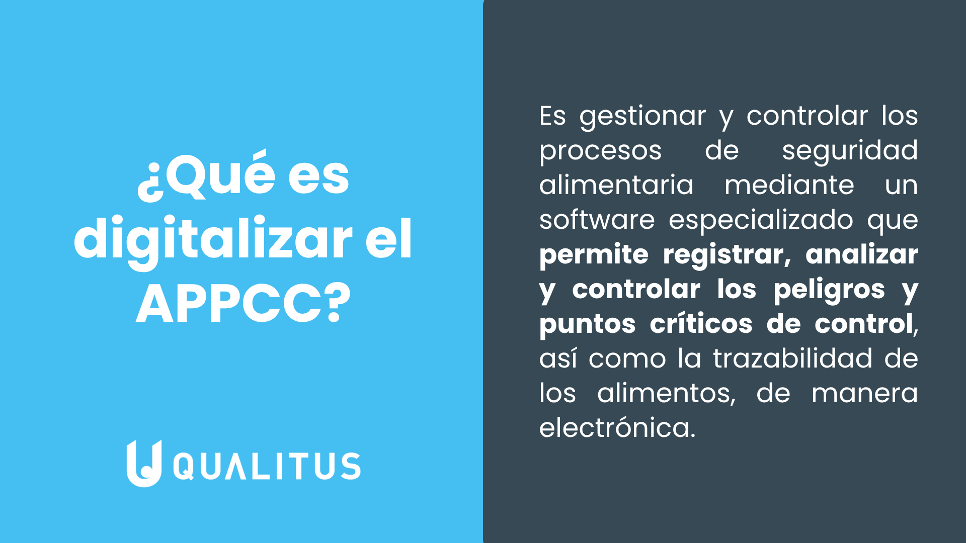 qué es digitalizar el appcc