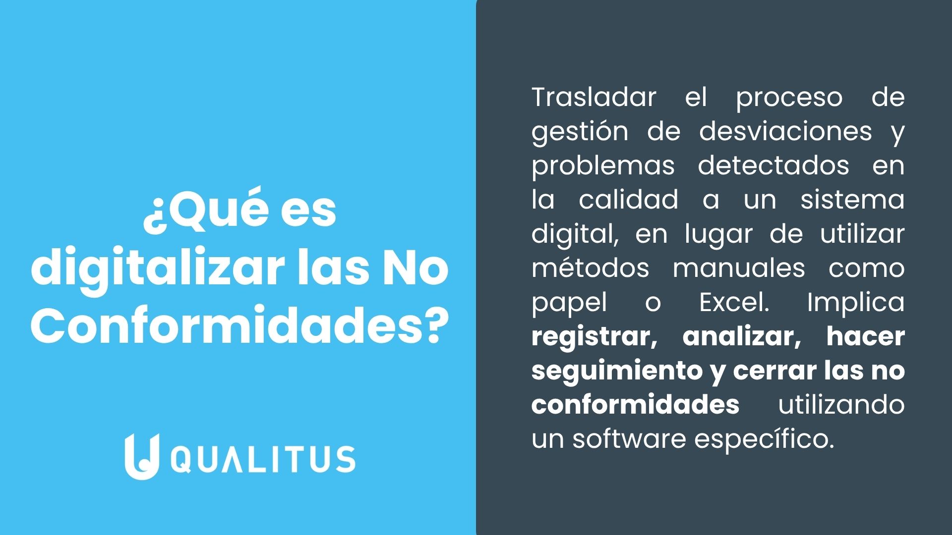 qué es software de no conformidades