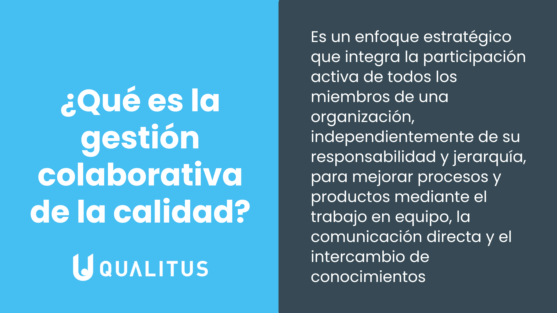 Qué es la gestión colaborativa de la calidad Qué es la gestión colaborativa de la calidad