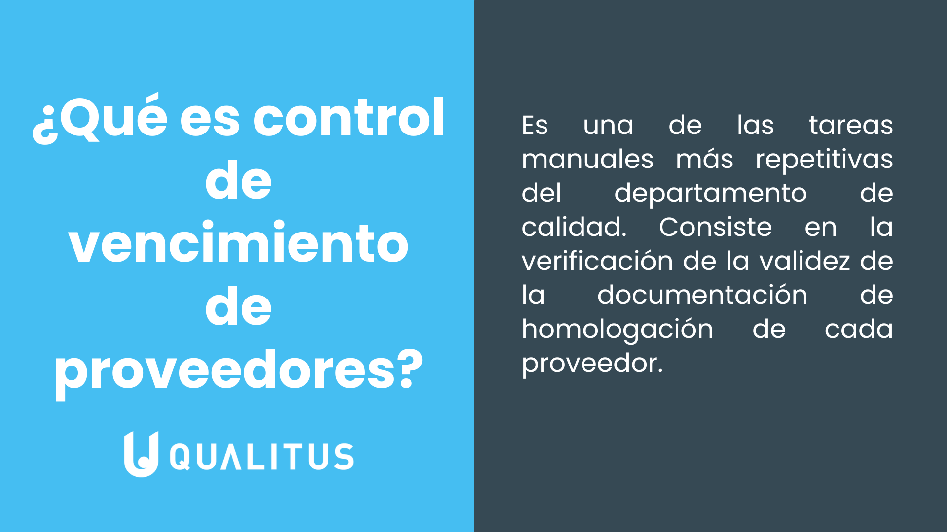 control de vencimientos de proveedores