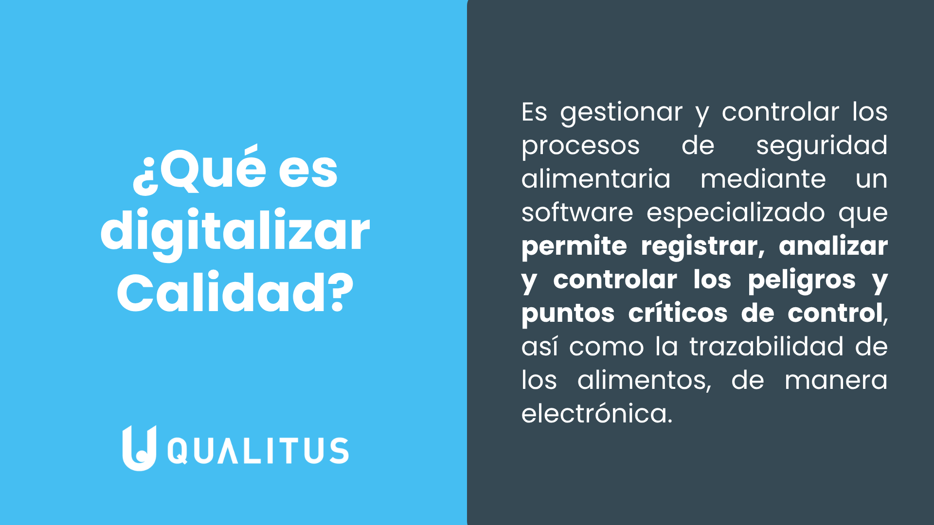 Qué es Digitalización del departamento de calidad