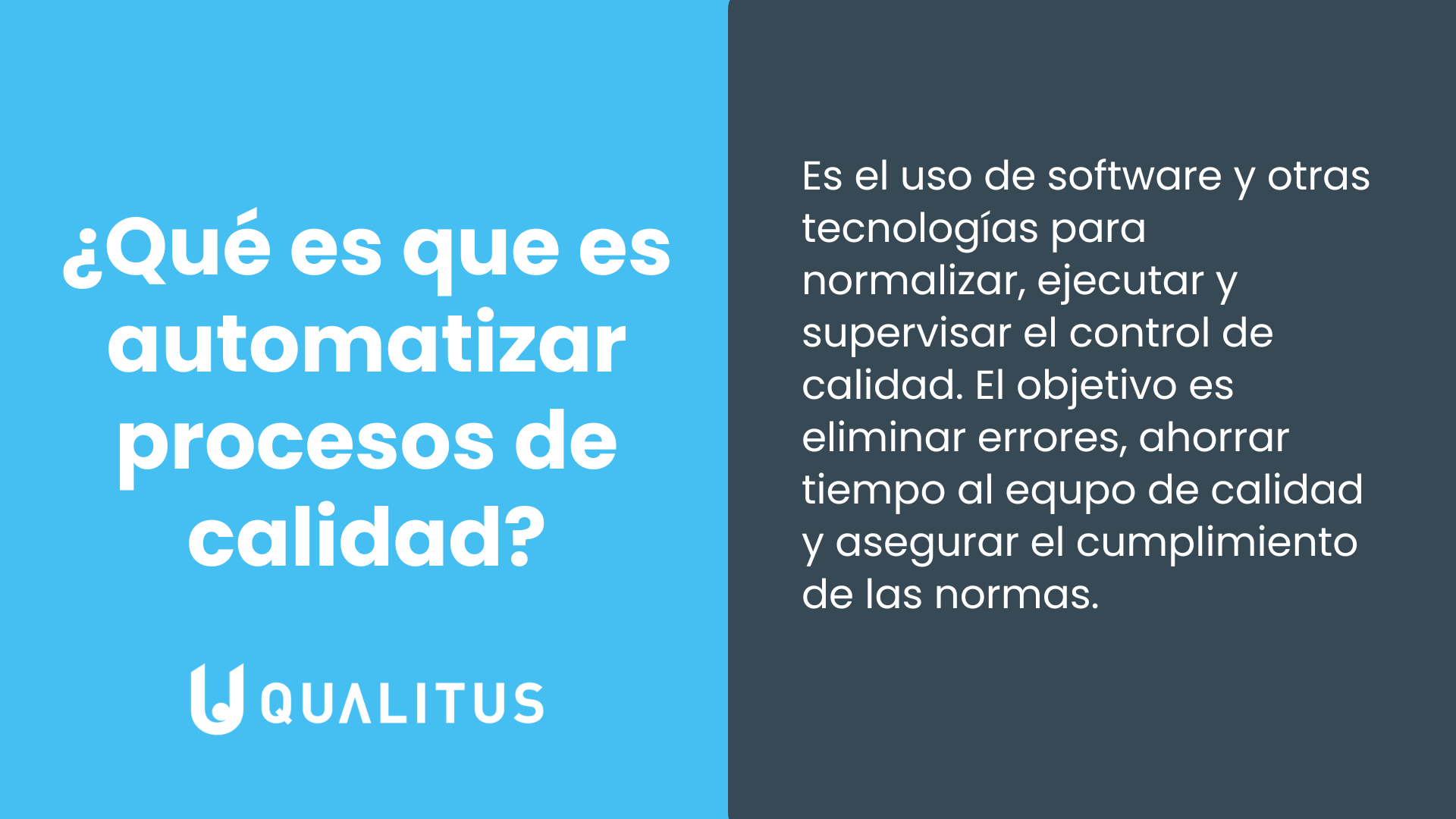 automatización de procesos de calidad