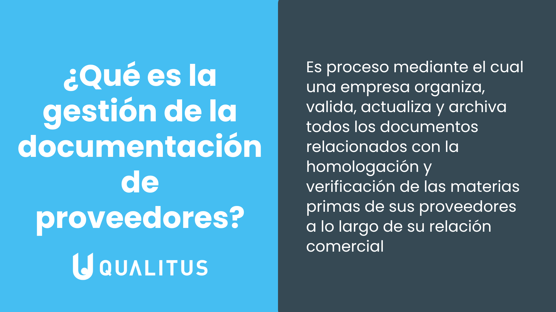 Gestión de proveedores